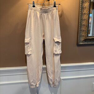 Zara Beige Cargo Joggers